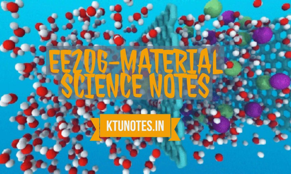 KTU S4 EEE Material Science Notes