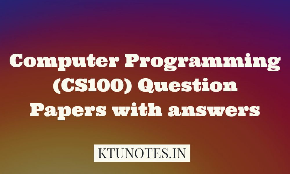 computer programming questions and answers