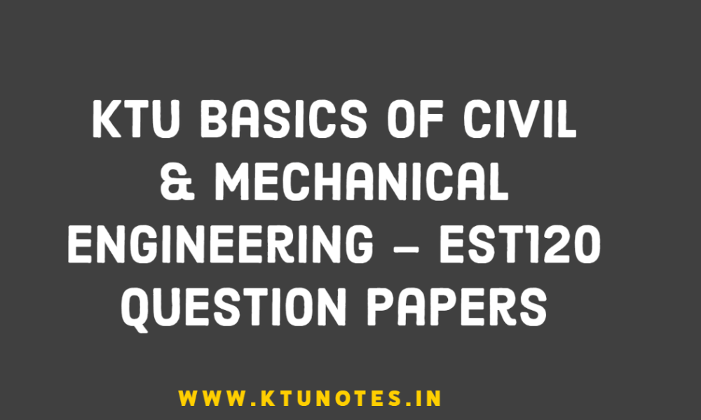 KTU BASICS OF MECHANICAL ENGINEERING SYLLABUS visual data 8