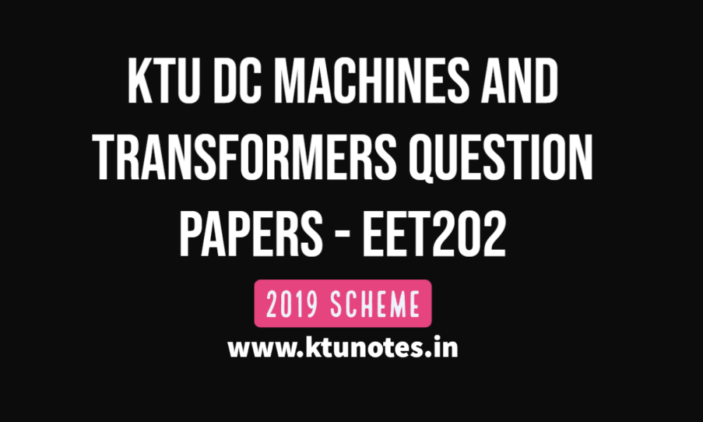 Ktu s4 eee question papers